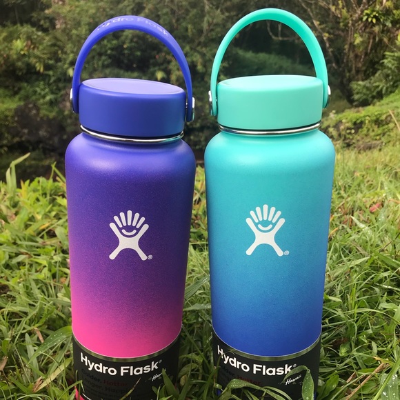 blue pink and violet hydro flask